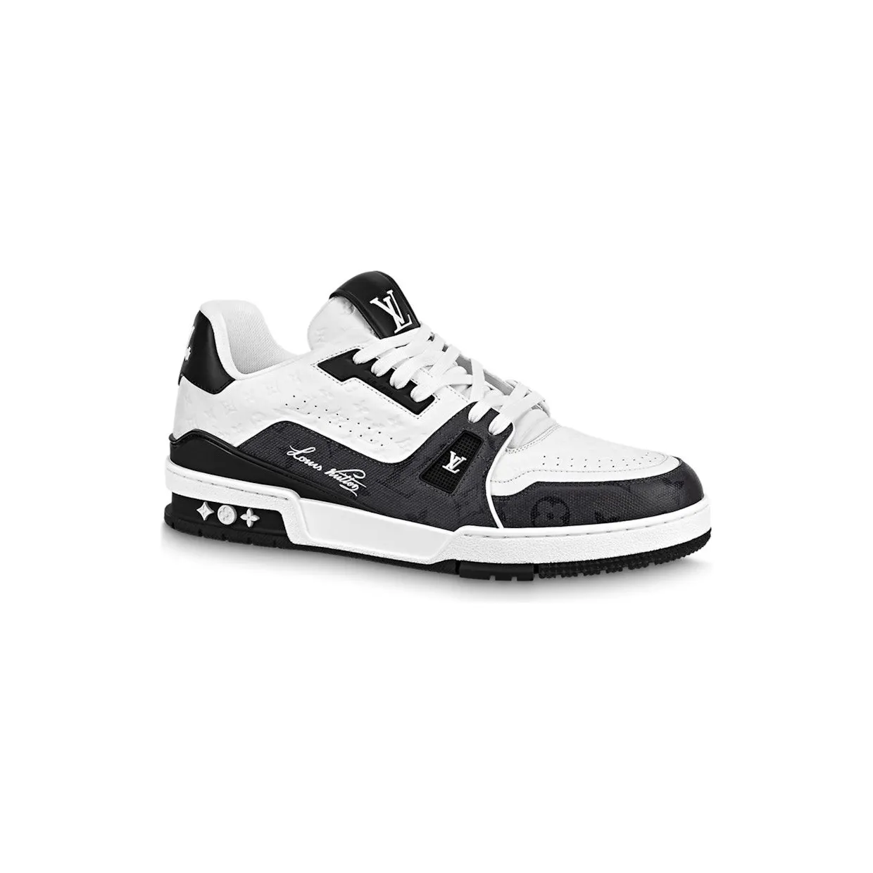 Louis Vuitton Trainer Black White Mini Monogram (1ABOGP)