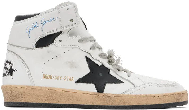 Golden Goose White Sky Star Sneakers (GMF00230.F002190.10283)