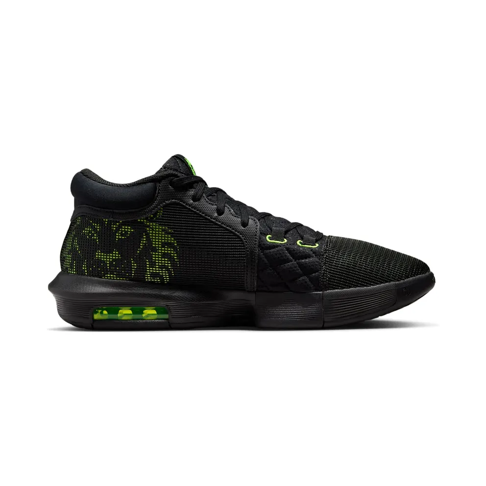 Nike LeBron Witness 8 “Black / Volt” (FB2239-002)