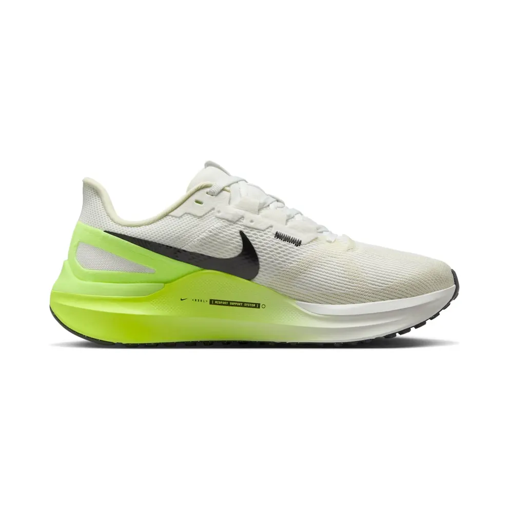 Nike Air Zoom Structure 25 Summit White Volt Coconut Milk Black (DJ7884-111)
