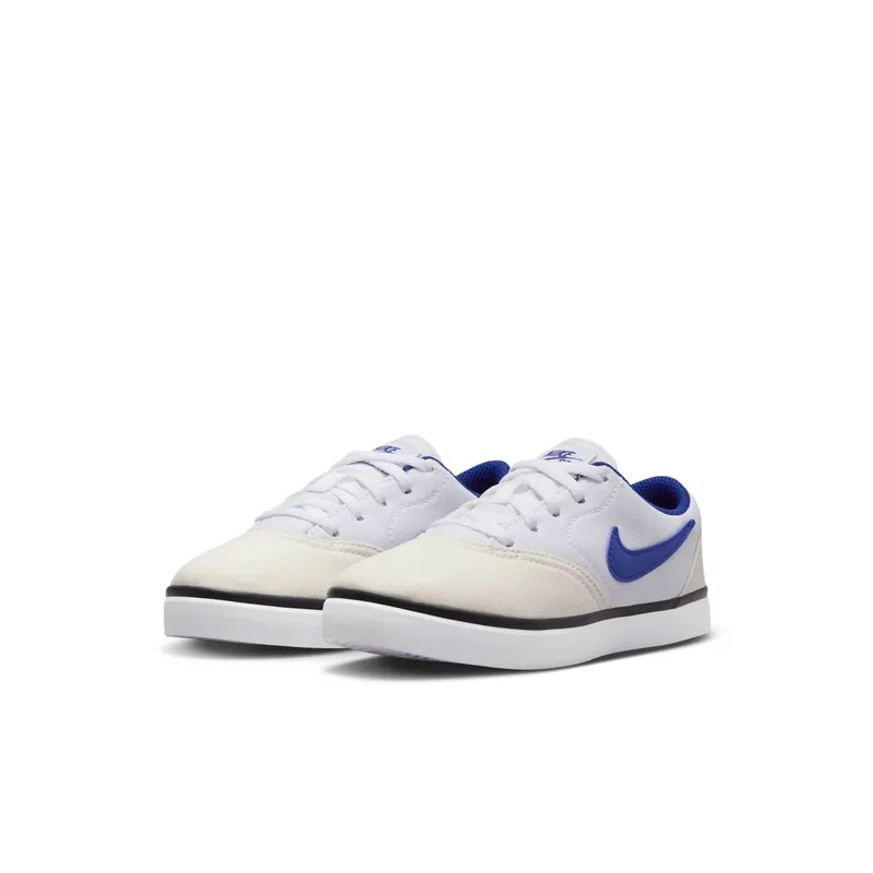 Nike SB Check Canvas White Summit White Black Deep Royal Blue (905371-102)