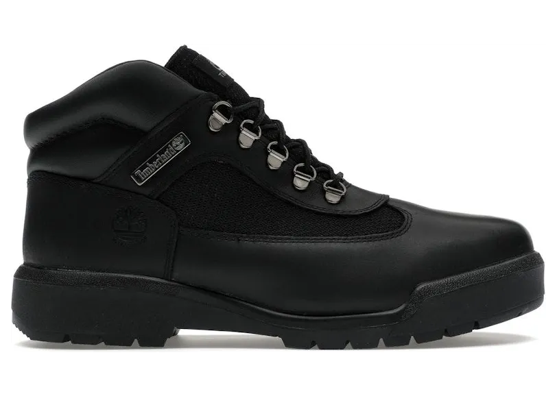 Timberland Field Boot Mid Lace Up Waterproof Black (TB0A17KY-001)
