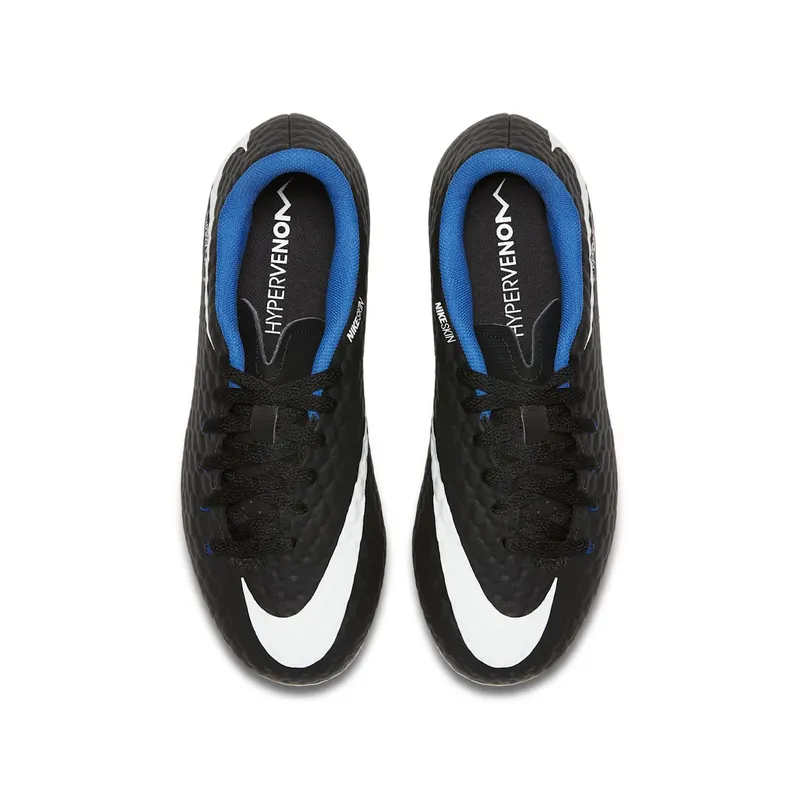 Nike Hypervenom Phelon 3 FG GS “Black White Royal” (852595-002)