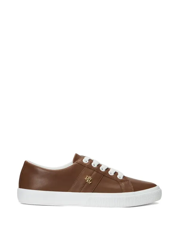 Lauren Ralph Lauren Janson II sneakers with metalen logo – Brown (802775372001)