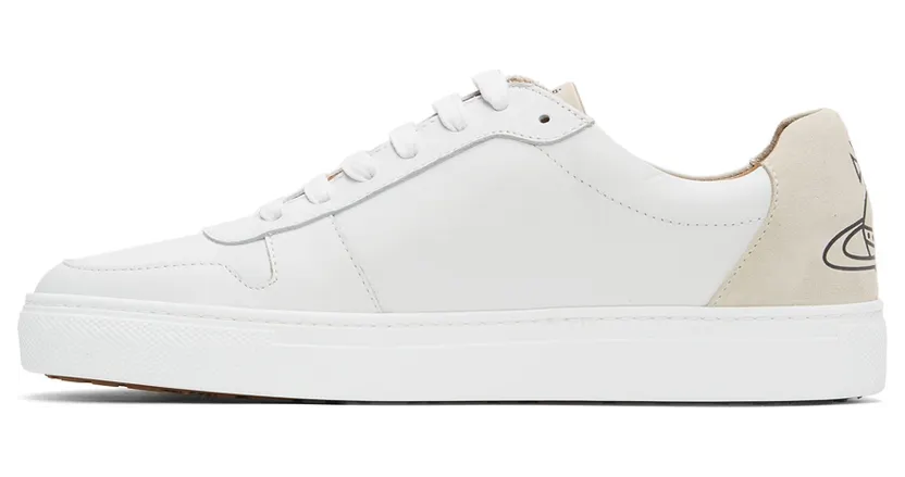 Vivienne Westwood White Apollo Trainer Low Sneakers (75020002M-L0005-) (3)
