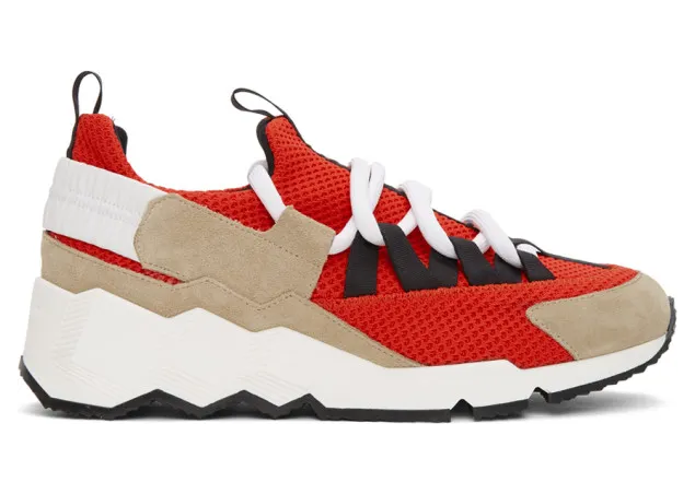 Pierre Hardy Red Trek Comet Sneakers (LX01X)