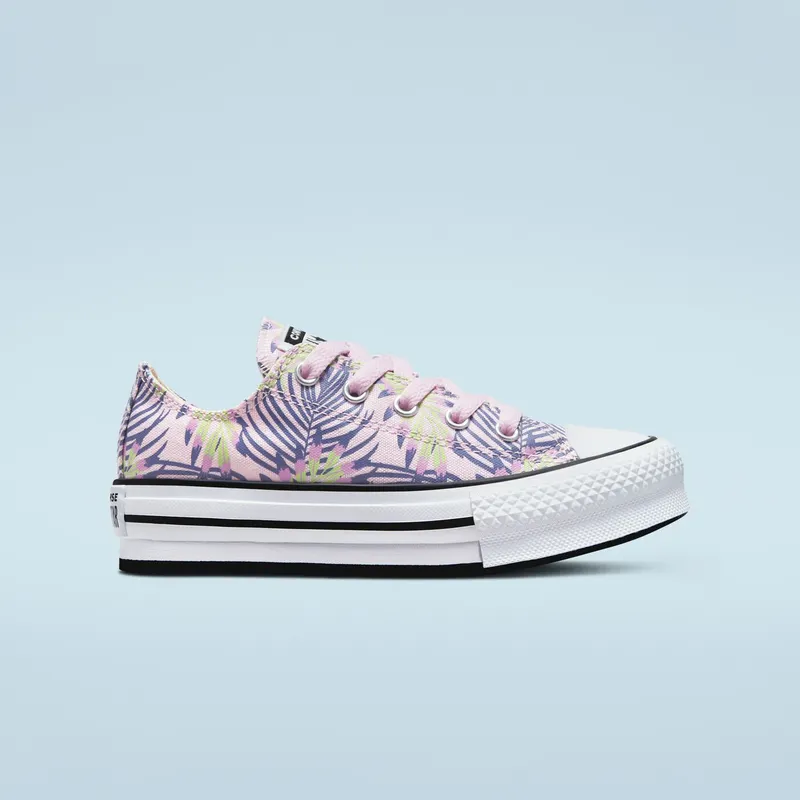 Converse Chuck Taylor All Star EVA Lift Platform Bright Plants Pink Foam/washed Indigo (A00447C)