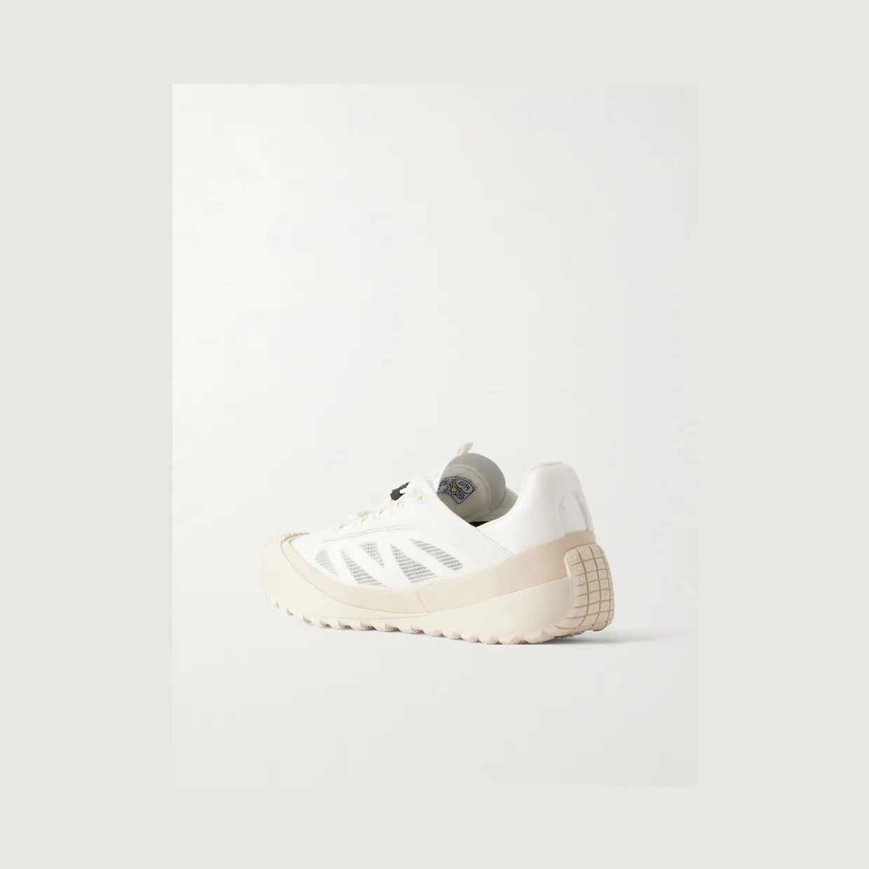 Moncler Trailgrip LP Leather-Trimmed Ripstop Sneakers White (4M002-90-M8467) (4)