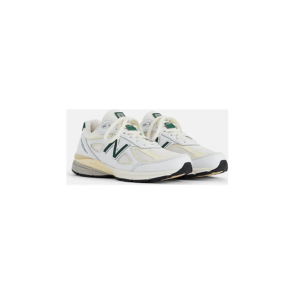 New Balance 990V4 “Made in the USA – White / Green” (U990TC4)