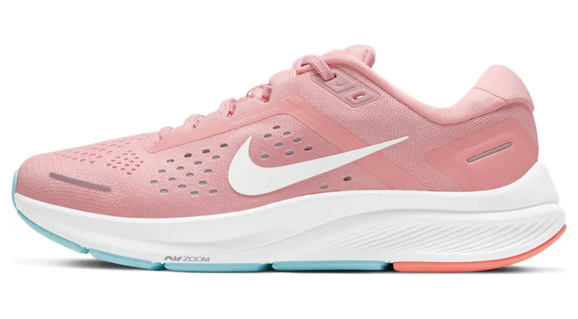 Nike AIR ZOOM STRUCTURE 23 PINK GLAZE WHITE-OCEAN CUBE (CZ6721-601)