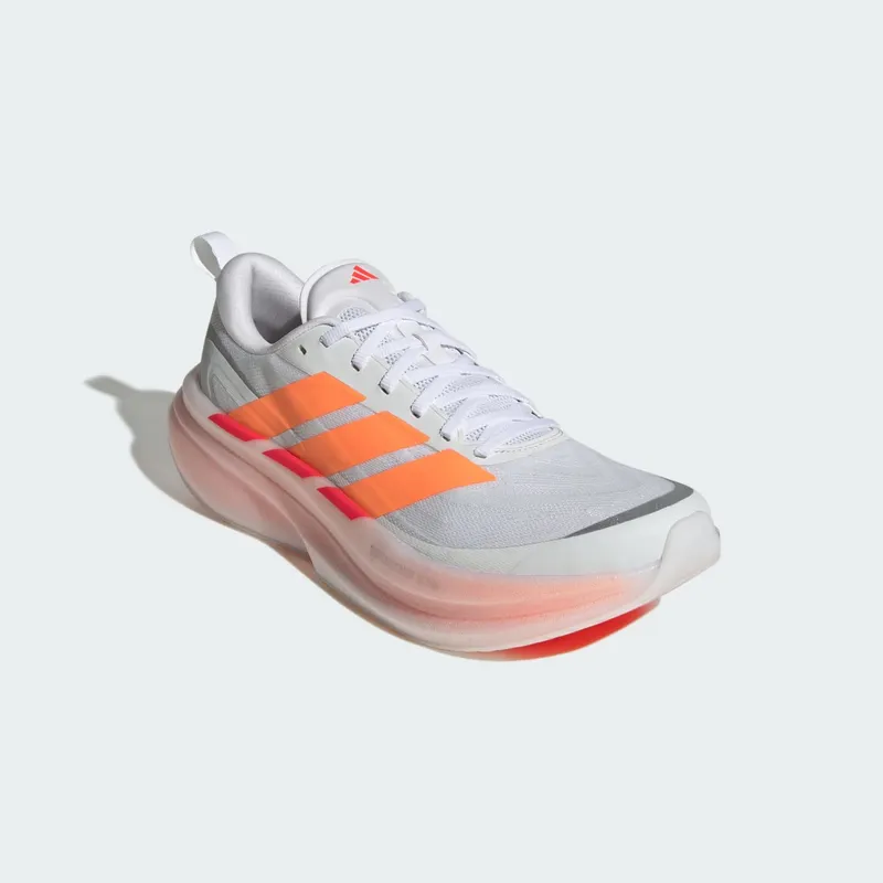 Adidas SUPERNOVA GLIDE M Running Shoes Cloud White / Lucid Orange / Lucid Red (KJ8757)