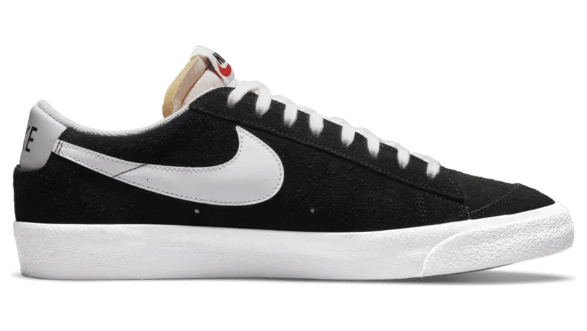 Nike Blazer Low 77 Suede Black White (DA7254-001)