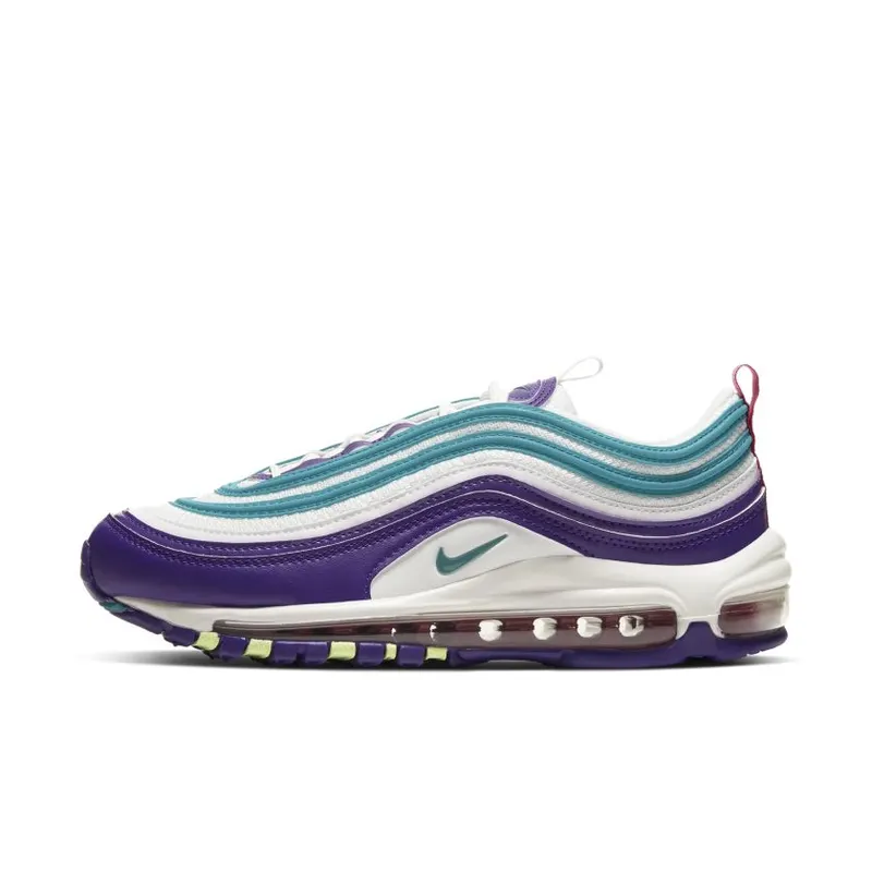 Nike Air Max 97 Easter 2020 (W) Summit White/Voltage Purple-Active Fuchsia-Bright Spruce (CI7388-101)