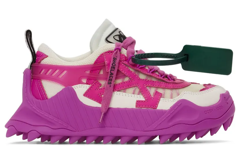 Off-White Off-White & Pink Odsy 1000 Sneakers (OWIA180S22FAB0010132)