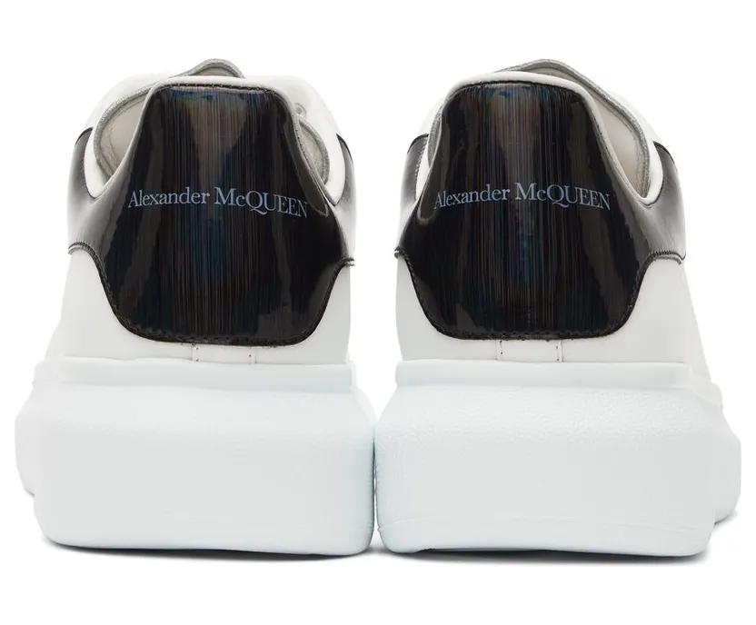 Alexander McQueen White & Black Iridescent Oversized 9061 WHITE/BLACK (553680WIA4N) (4)
