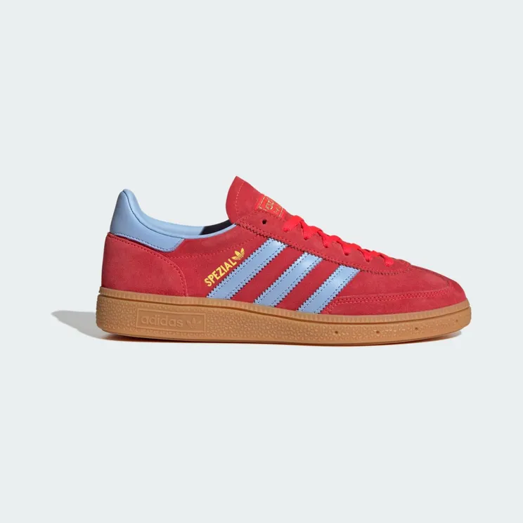 adidas Handball Spezial “Lucid Red / Glow Blue / Gum” (JR3607)