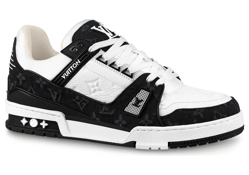 Louis Vuitton LV Trainer White Black White (1A9JGB / 1A9JG3 /1A9JGJ)