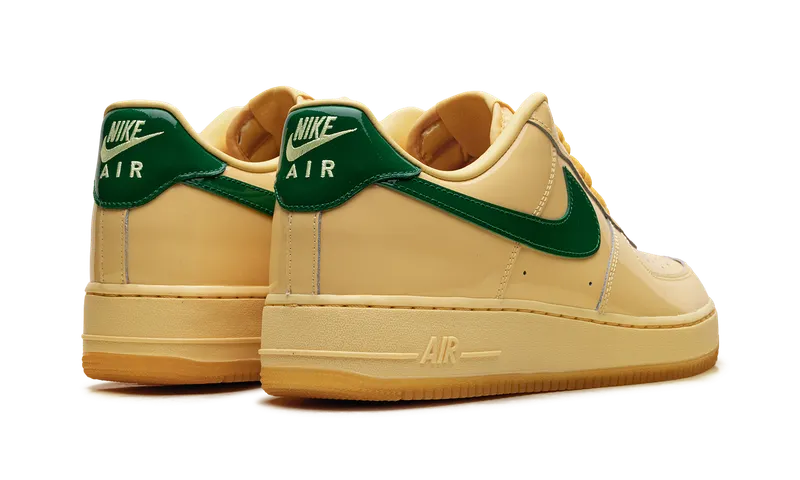 Nike Air Force 1 Low “Patent Leather Topaz Gold Pine Green” (IO4489-700)