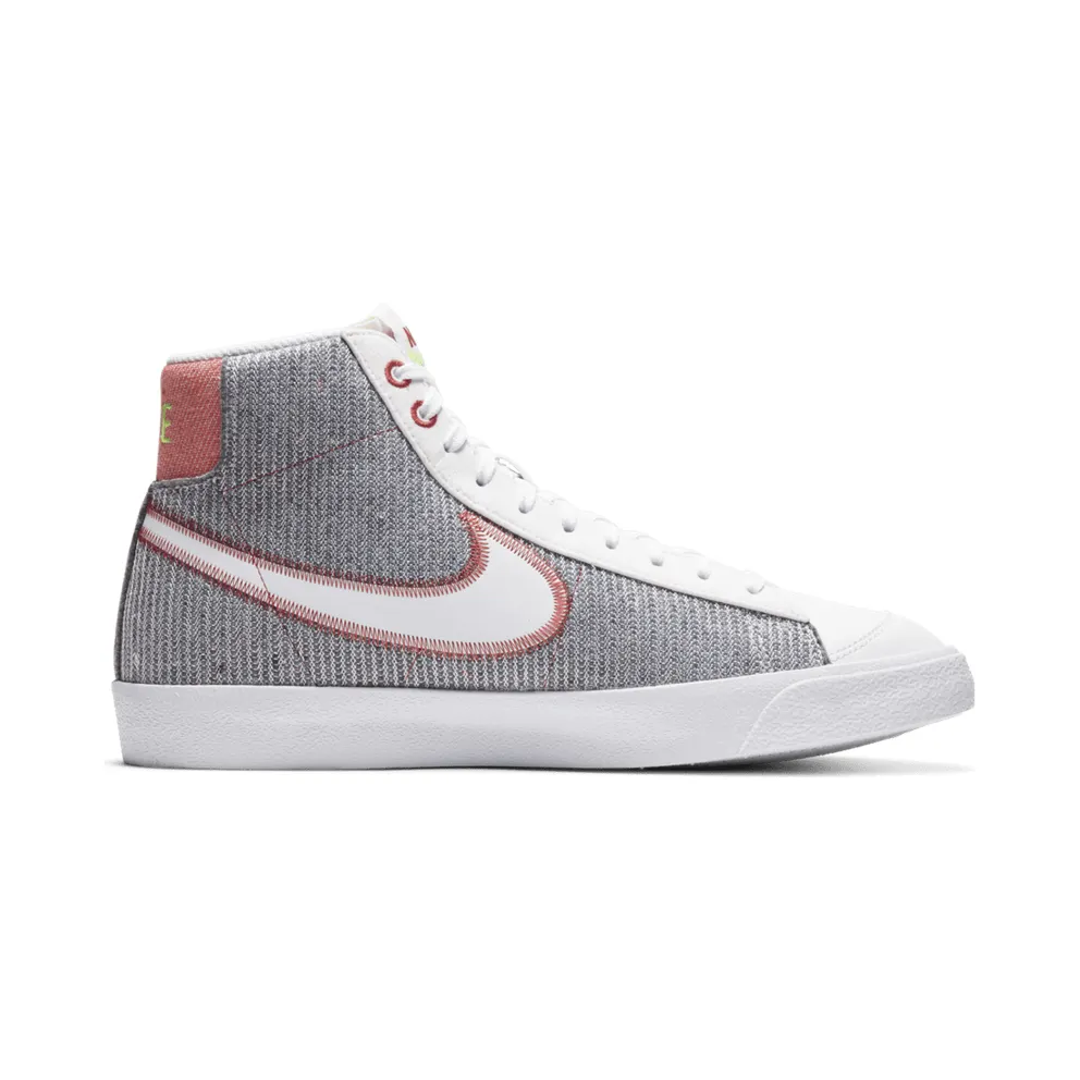 Nike Blazer Mid ’77 Recycled White Grey/Sport Red/Electric Green (CW5838-022)