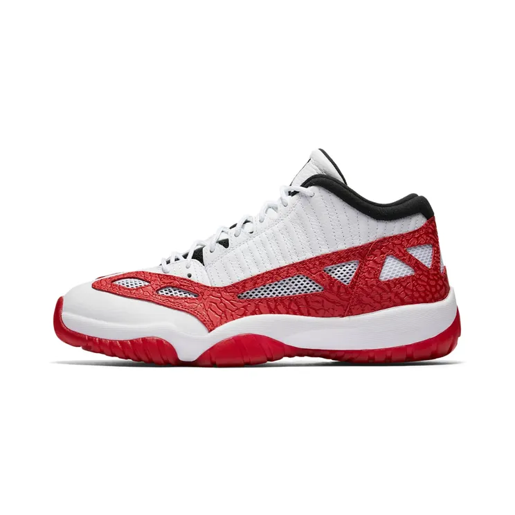 Jordan 11 Retro Low IE White Gym Red