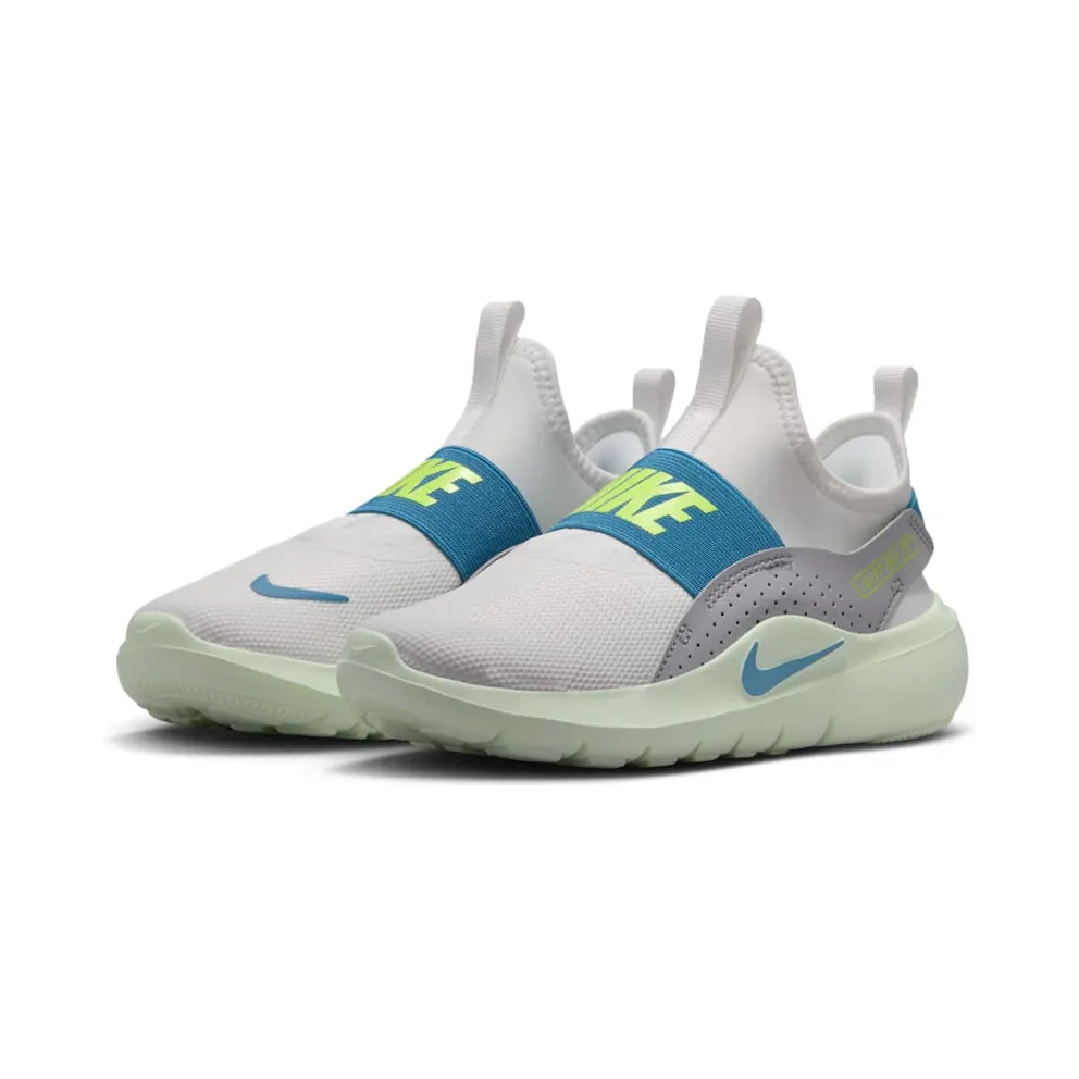 Nike Flex Runner 4 White Grey Volt Tint Dutch Blue (IF2894-103)