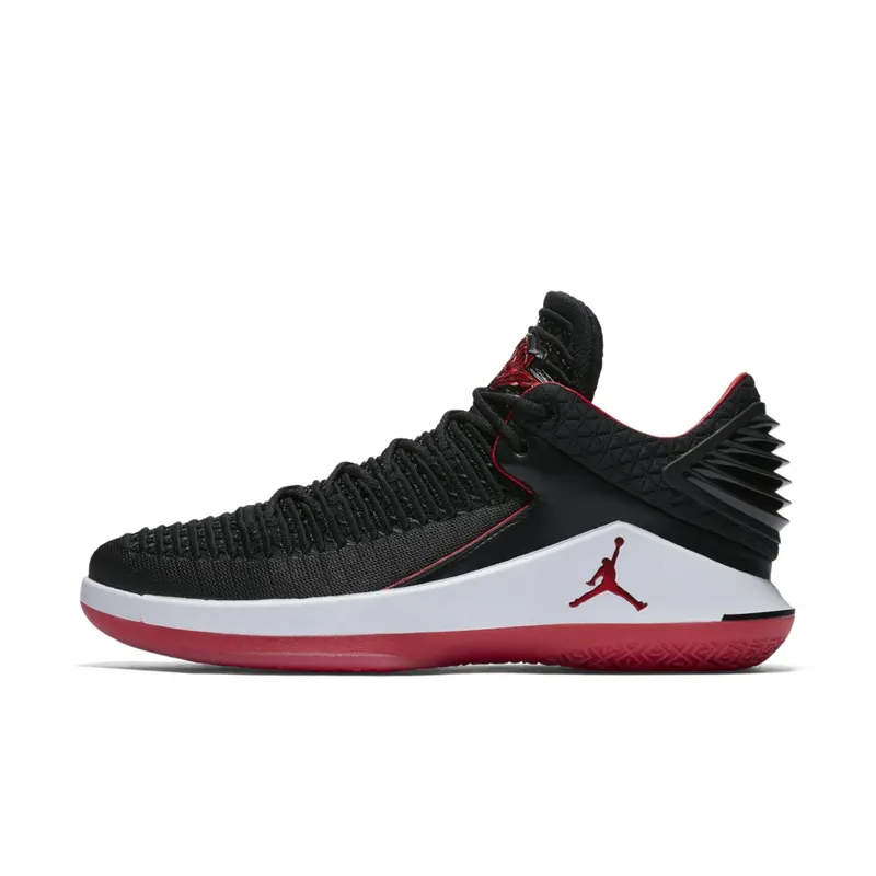 Jordan XXXII Low MJ Day Black/University Red-White (AA1256-001)