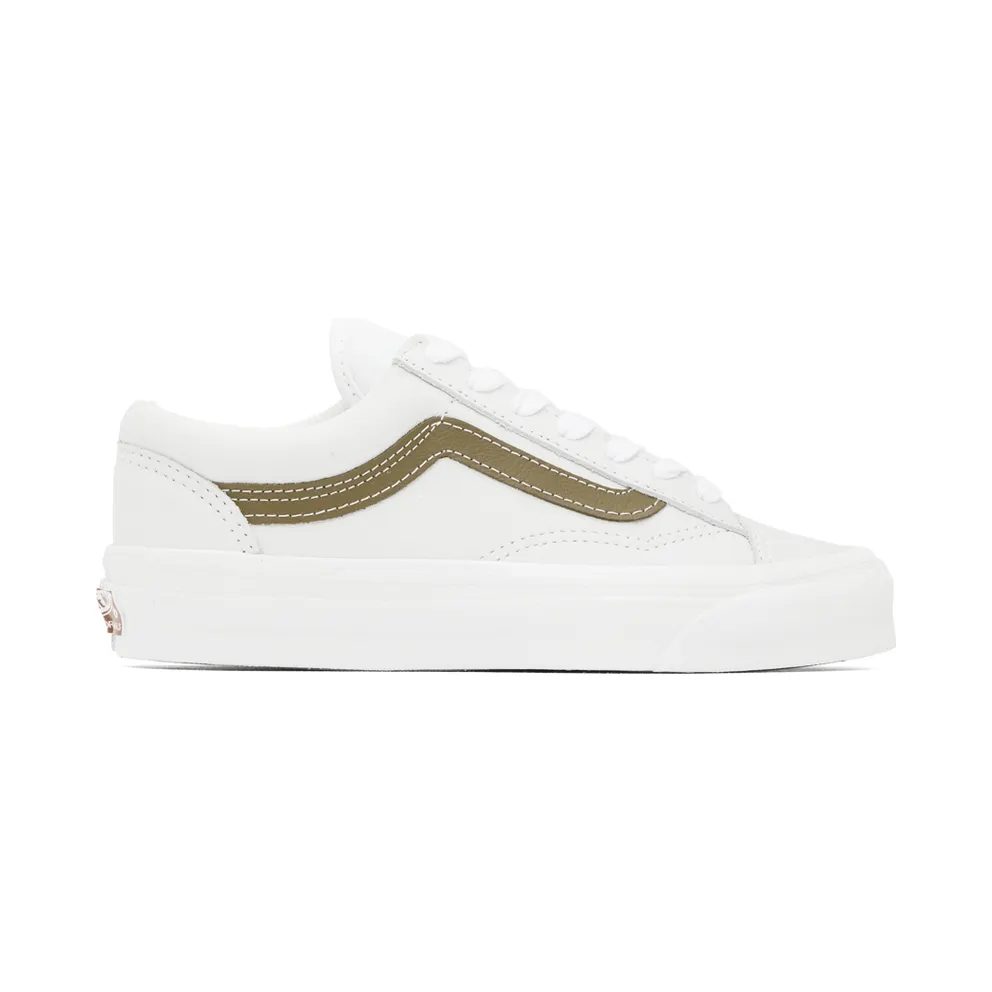 Vans Off-White & Brown OG Style 36 LX Sneakers (VN0A4BVEB5K)