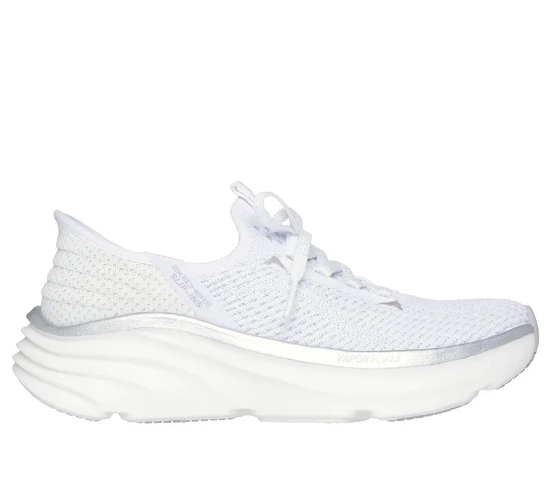Skechers Slip-ins Relaxed Fit: D’Lux Vapor – Evening Glowing Sneaker White/Silver