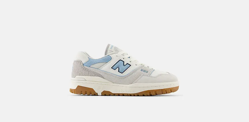 New Balance 550 White University Blue Grey Gum (BB550FCB)