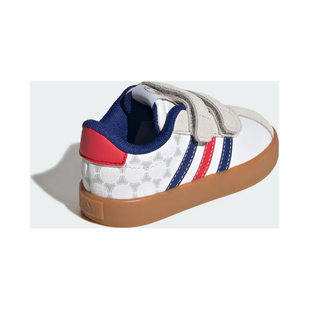 Adidas VL Court 3.0 Peuters Cloud White / Pure Ruby / Mystery Ink (KJ6131)