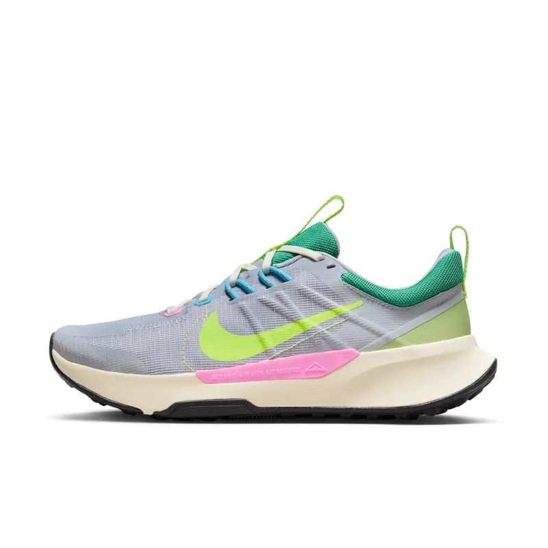 Nike Juniper Trail 2 Wolf Grey Pink Spell Stadium Green Volt (DM0822-004)