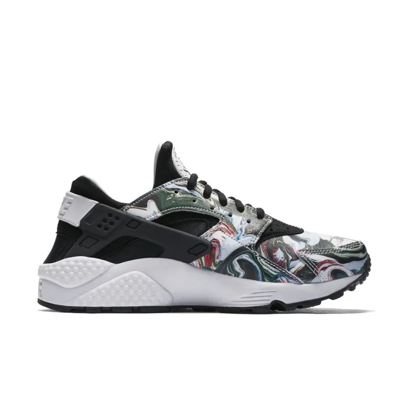 Nike Air Huarache Run Marble Dye (W) Black/Black-Vast Grey (683818-017)