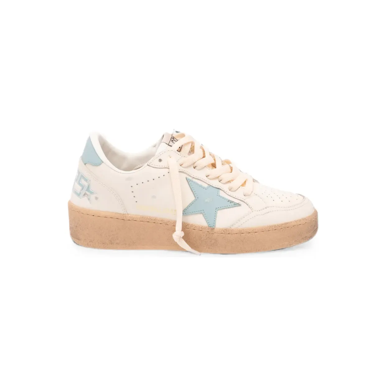 Golden Goose Ball Star sneakers met sterpatch – Beige (GWF00804F008501)
