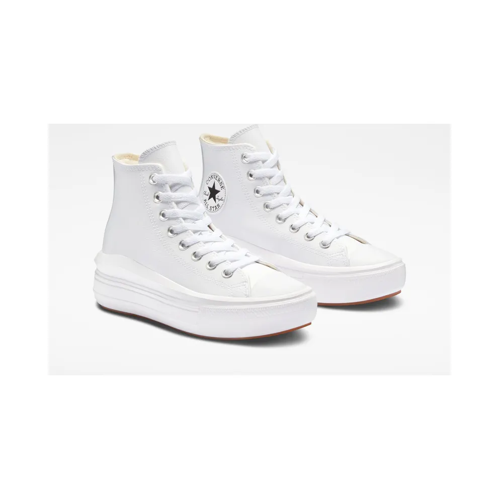 Converse Chuck Taylor All Star Move Platform Foundational Leather White/Black/White