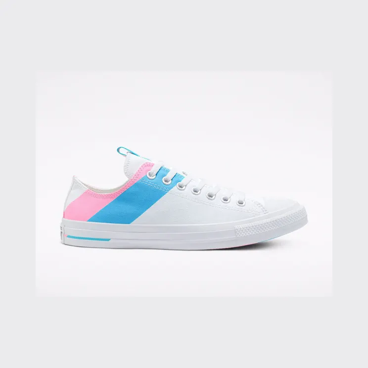 Converse Chuck Taylor All Star Low ‘Pride – Blue Pink’ White/90S Pink/Gnarly Blue (167760C)
