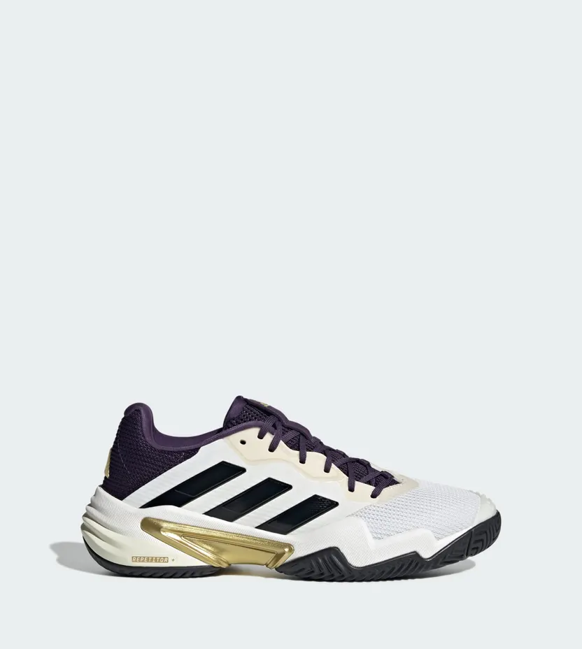adidas Barricade 13 Core White Core Black Aurora Plum (JR1499)