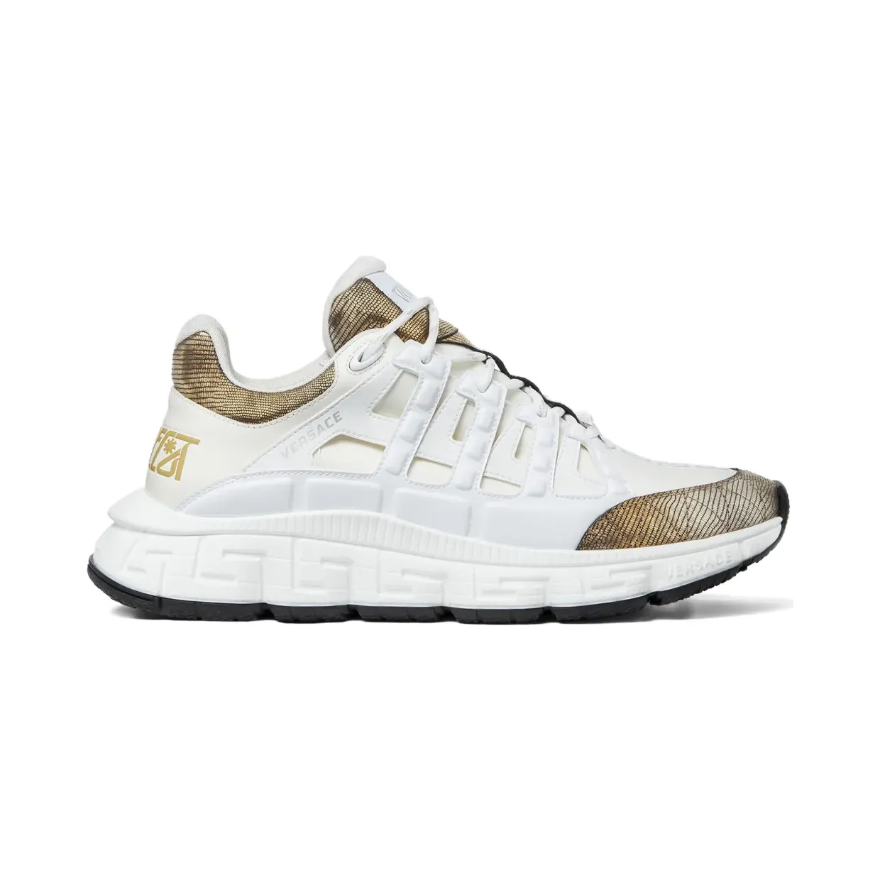 Versace Trigreca met hagedissenhuid-effect “White” (DSU80941A16630)