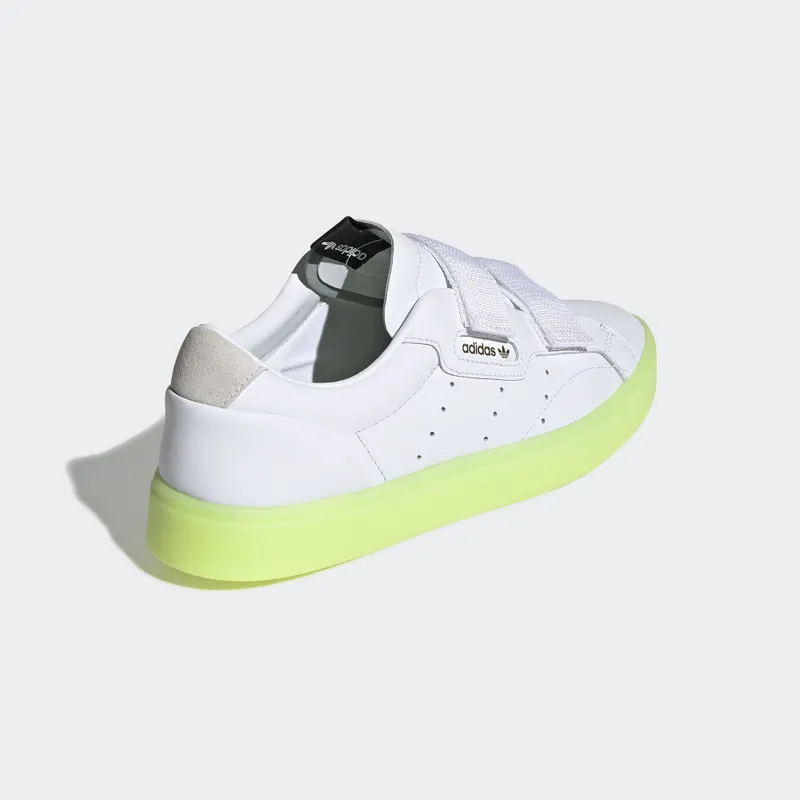 adidas Sleek S Cloud White Hi Res Yellow (W) Cloud White/Cloud White/Hi-Res Yellow (EE8279)