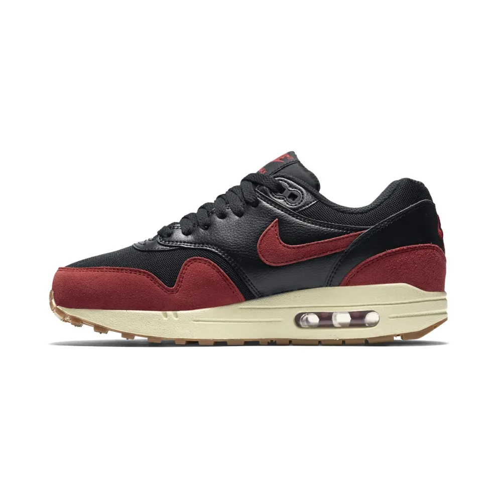 Nike Air Max 1 Black Red Sail (W) (599820-018)