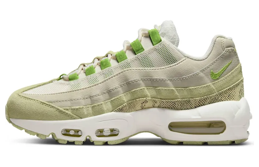 Nike Air Max 95 Grey “”Phantom/Olive Aura/Light Stone/Vivid Green”” (DV3208001)
