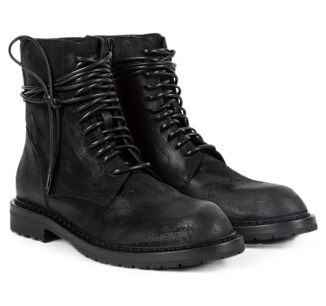 Ann Demeulemeester Danny Lace-up Ankle “Black” (B0010092 LT209 089) (3)