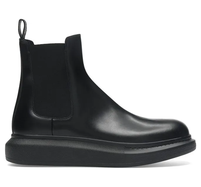 Alexander McQueen Hybrid Chelsea Boot Black (586398WHX521000)