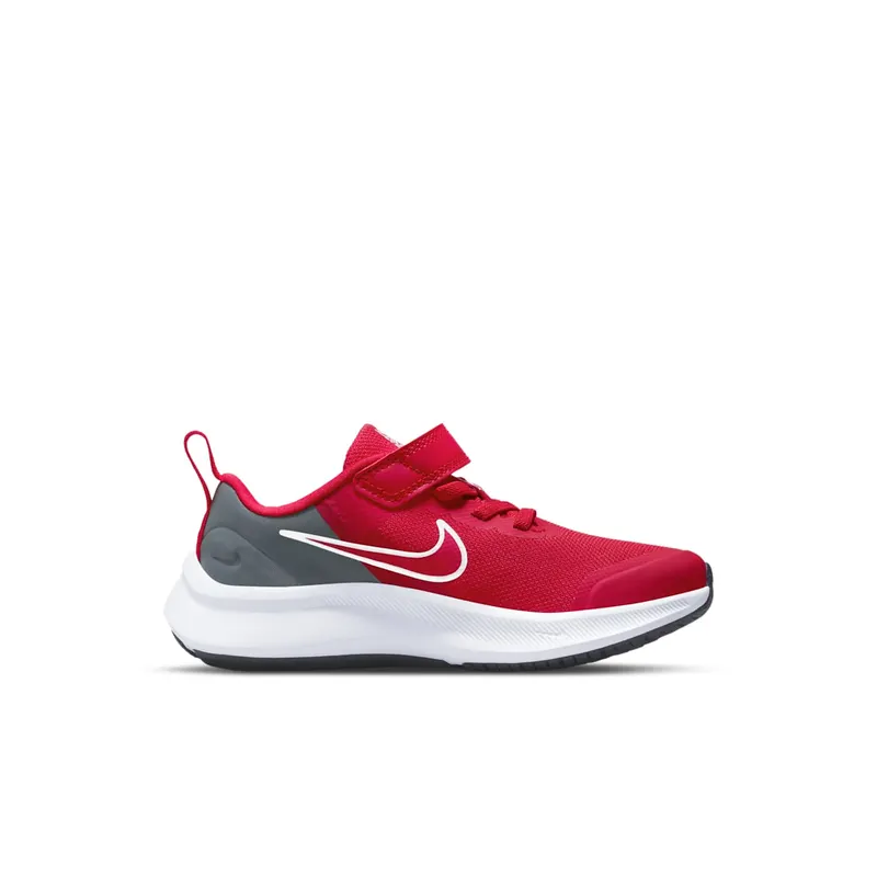 Nike Star Runner 3 Younger Kids’ Red 50% Sustainable Materials (DA2777-607)