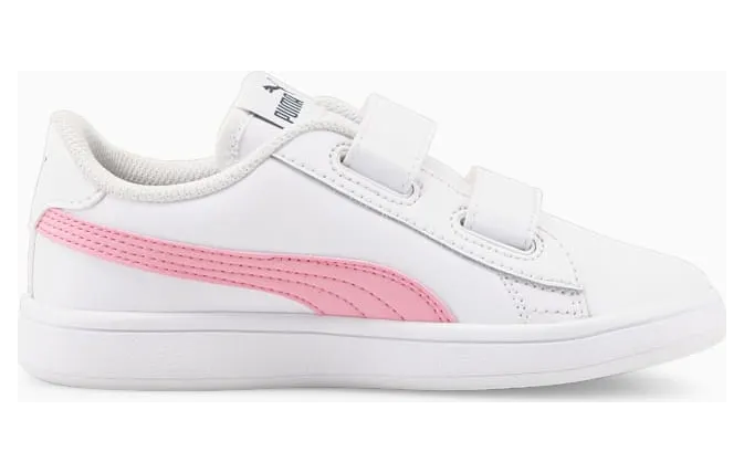 Puma Smash v2 Leather sportscchoenen Wit/Roze (365173-35)