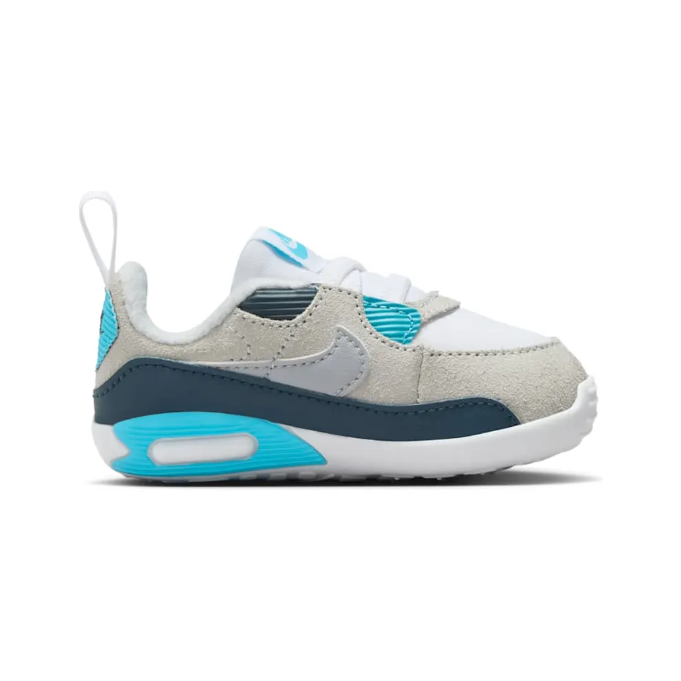 Nike Air Max 90 Crib White Baltic Blue Armory Navy Wolf Grey (FJ3160-103)