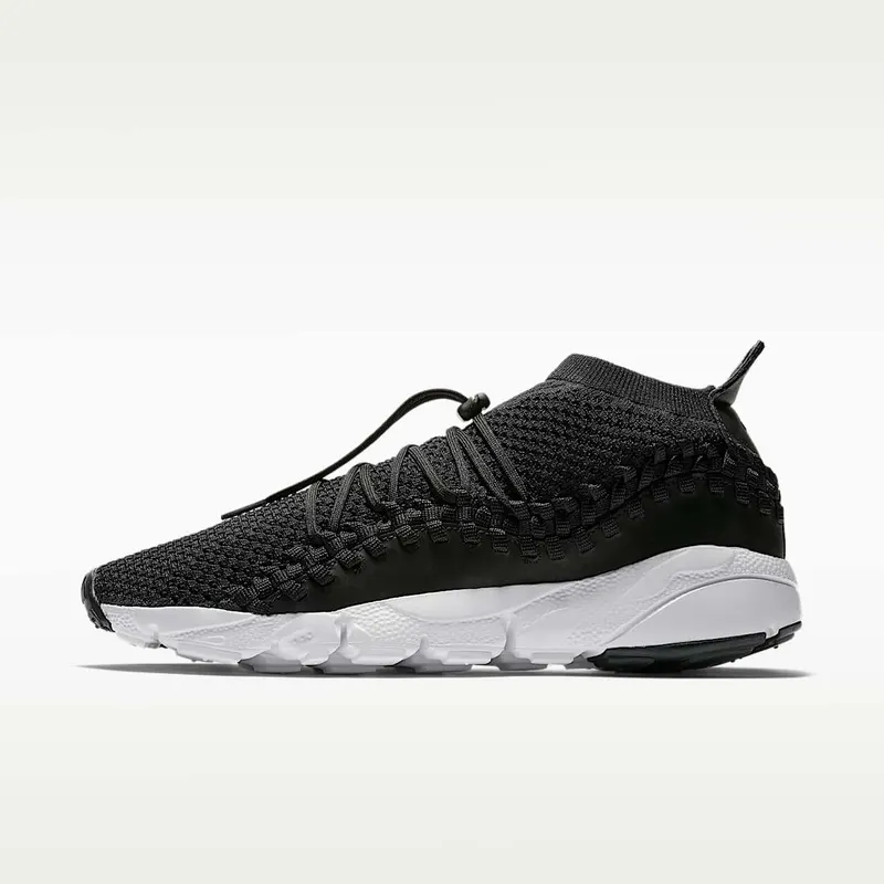 Nike Air Footscape NM Woven Chukka Flyknit Black White (AO5417-001)