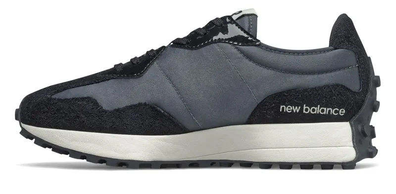 New Balance 327 Black Grey (W) Black/Grey-Silver (WS327SFC)