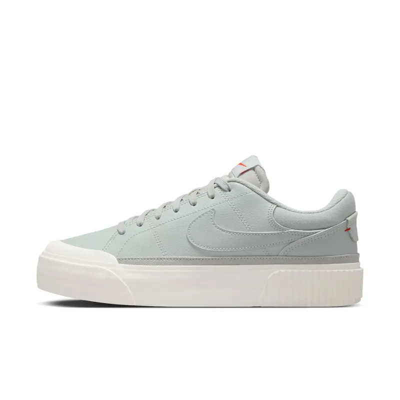 Nike Court Legacy Lift Light Silver Sail Picante Red Feather (DM7590-003)