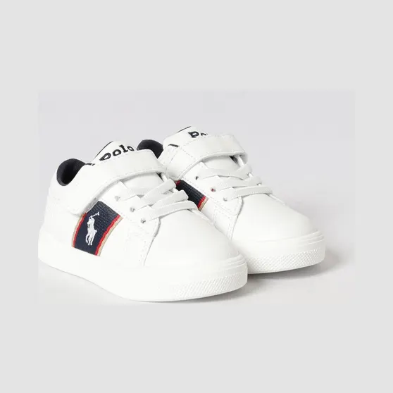 Polo Ralph Lauren Synthetic Leather Sneakers White (RL04217101)