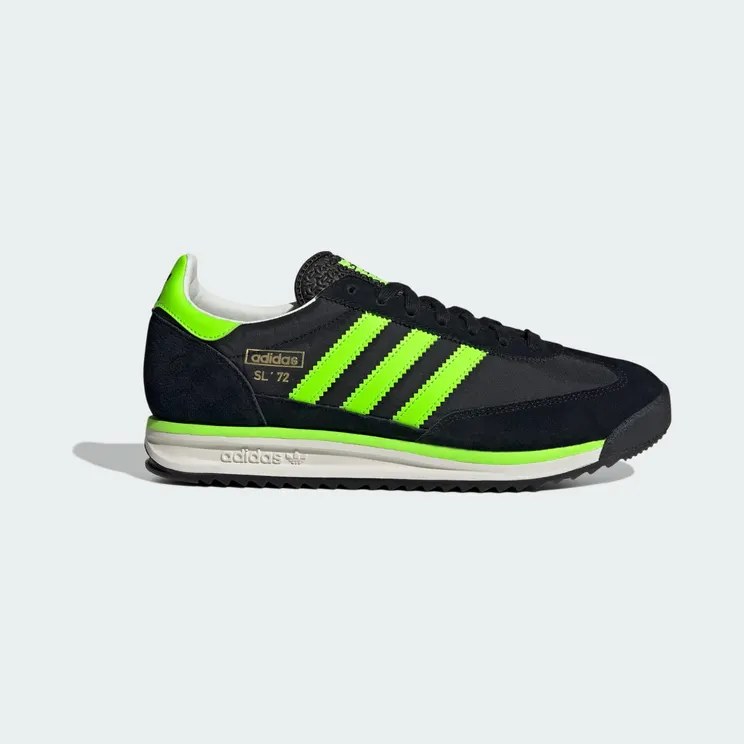 adidas SL 72 RS Core Black Solar Green Off White (JR8777)